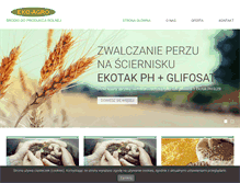 Tablet Screenshot of eko-agro.pl